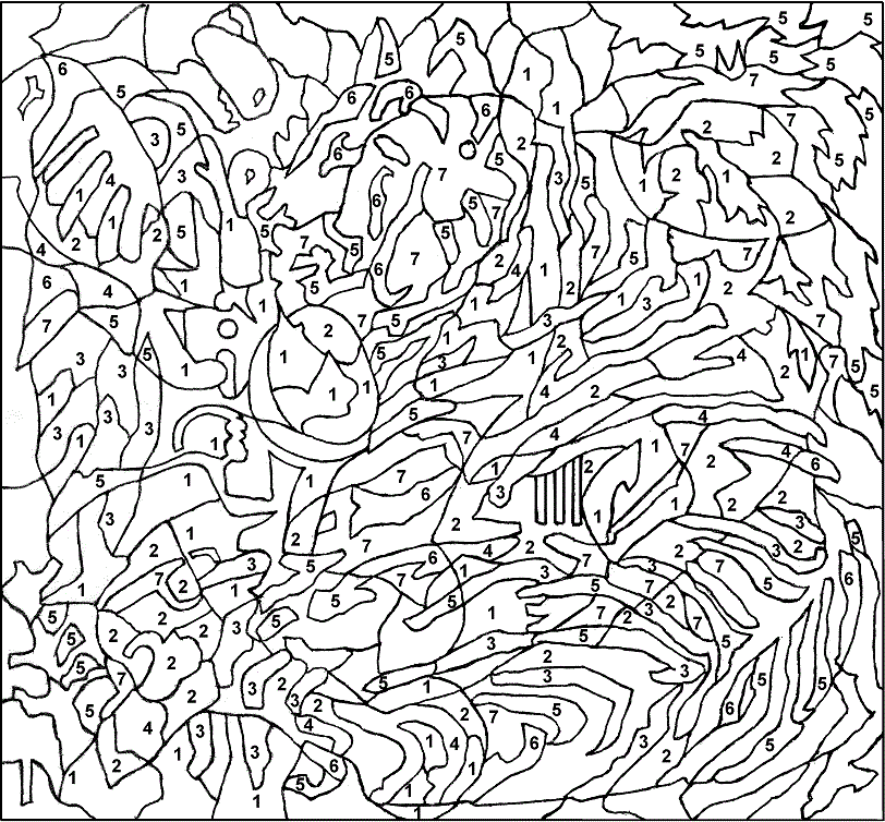 Visualize by Numbers Puzzle
