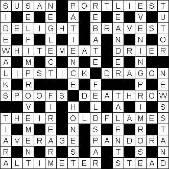 Cryptic Answer Grid 2